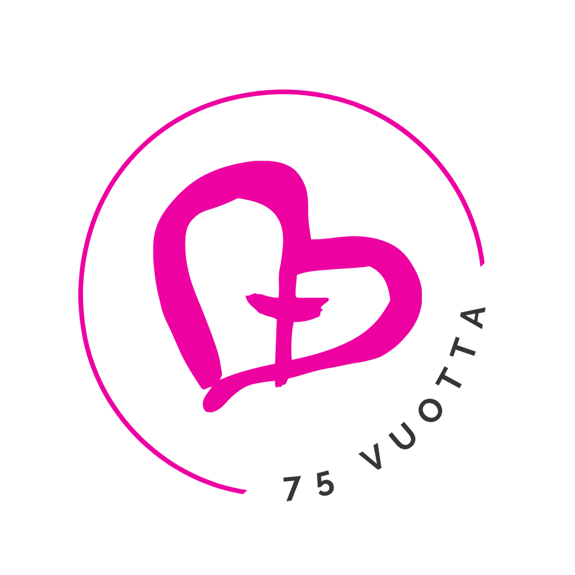 Yhteisvastuu 75 vuotta logo