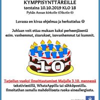 Kymppisynttärit Kymppisynttärit