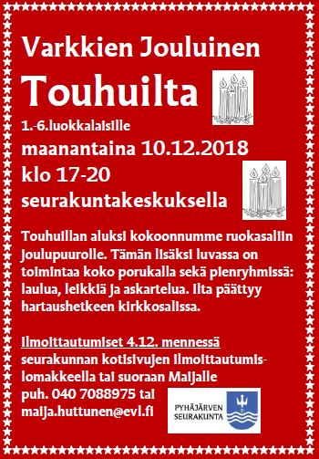Varkkien jouluinen touhuilta Varkkien jouluinen touhuilta